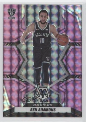2021-22 Panini Mosaic Purple Mosaic Prizm /49 Ben Simmons #9 - Image 1 of 2