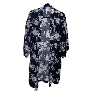 Kimono floral negro Spiritual Gangster Maya talla única  - Imagen 1 de 5