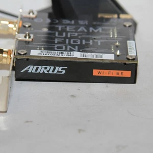 Gigabyte WiFi 6E Tri-Band Bluetooth PCIe Expansion Card Untested - Picture 1 of 4