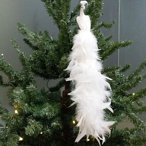 Beautiful Feathered White Peacock for Home Decor and Festive Celebrations - Picture 1 of 12