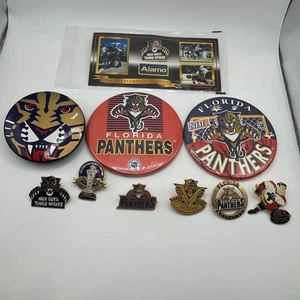HUGE LOT Florida Panthers Logo Button Hat Pin NHL Hockey - Picture 1 of 18