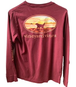 FLAWS VINEYARD VINES DOG T-Shirt Large L 16 Boys Girls GOLDEN RETRIEVER $45 - Picture 1 of 21