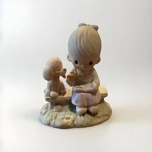 Vintage 1979 Precious Moments Loving Is Sharing Figure - Picture 1 of 5