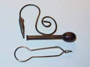 ZIGARETTENETUI VINTAGE 70er Jahre GROOVY HEADSHOP ROACH CLIP 2er Set - Bild 1 von 2