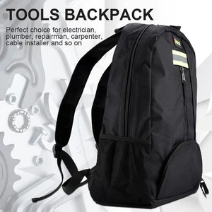 Mochila de herramientas de varios bolsillos impermeable Bolsa de herramientas de tela Oxford para reparador - Imagen 1 de 11