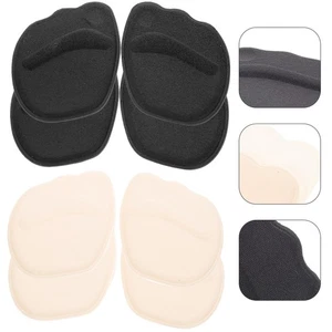  4 Pairs of Pads Sponge Foot Pads Forefoot Cushions Support Adhere to Shoes - Picture 1 of 12