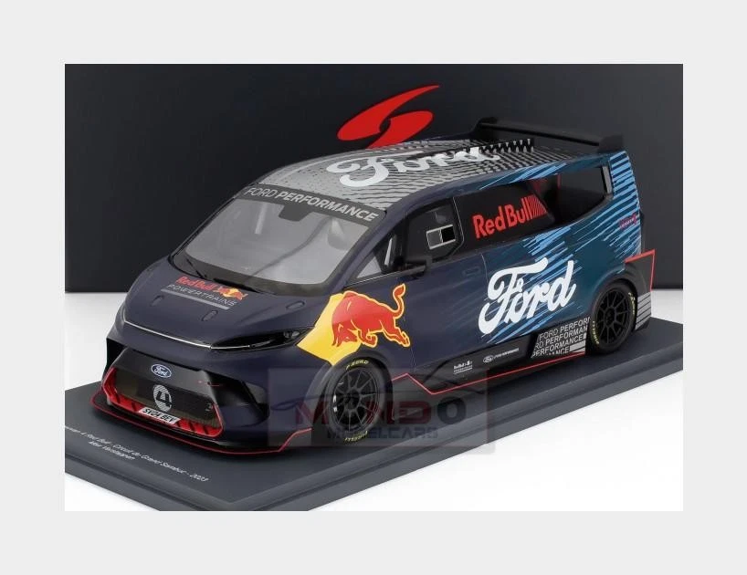 1:18 SPARK Ford Transit Supervan 4 Red Bull Grand Sambuc 2023 Verstappen 18S728 - Immagine 1 di 2