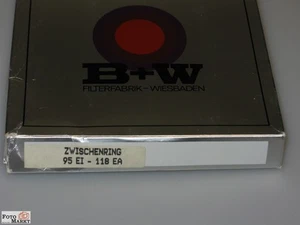 B + W Zwischenring Filteradapter 95 EI - 118 EA (I=innen / A=außen) rare - Picture 1 of 2