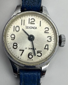 Chaika UdSSR Sowjetische Mechanische Uhr Damen Damen Antik Vintage 17 Jewels - Bild 1 von 9