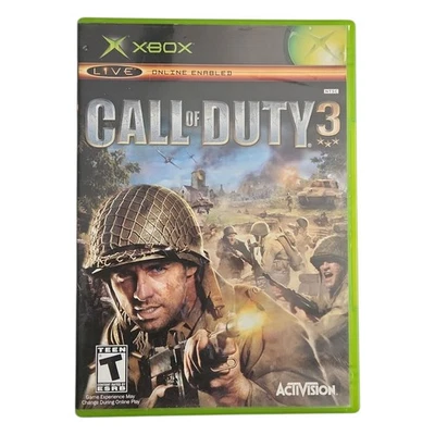 Call of Duty 3 (Microsoft Xbox, 2006) - Complete CIB, Tested & Working - Image 1 of 3