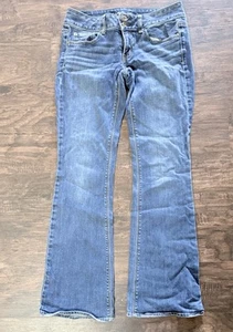 American Eagle Jeans Women’s Sz 6 Artist Flare Boot Cut Med Wash 28”x 30.5” - Picture 1 of 11