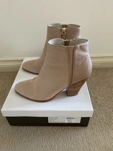 WITCHERY Kara Suede Ankle Boots Size 39 - Picture 1 of 5