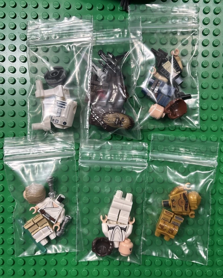 Lego Star Wars R2-D2 C-3PO leia han chewbacca minifigura luke 75419 Estrella de la Muerte Foto 1 de 1