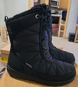 Botas Kamik para mujer talla 10 Hannah negras acolchadas nuevas en caja - Imagen 1 de 8