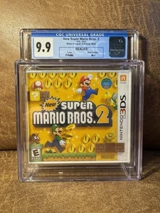 New Super Mario Bros. 2 Nintendo 3DS CGC GRADED 9.9 A++ - Picture 1 of 2