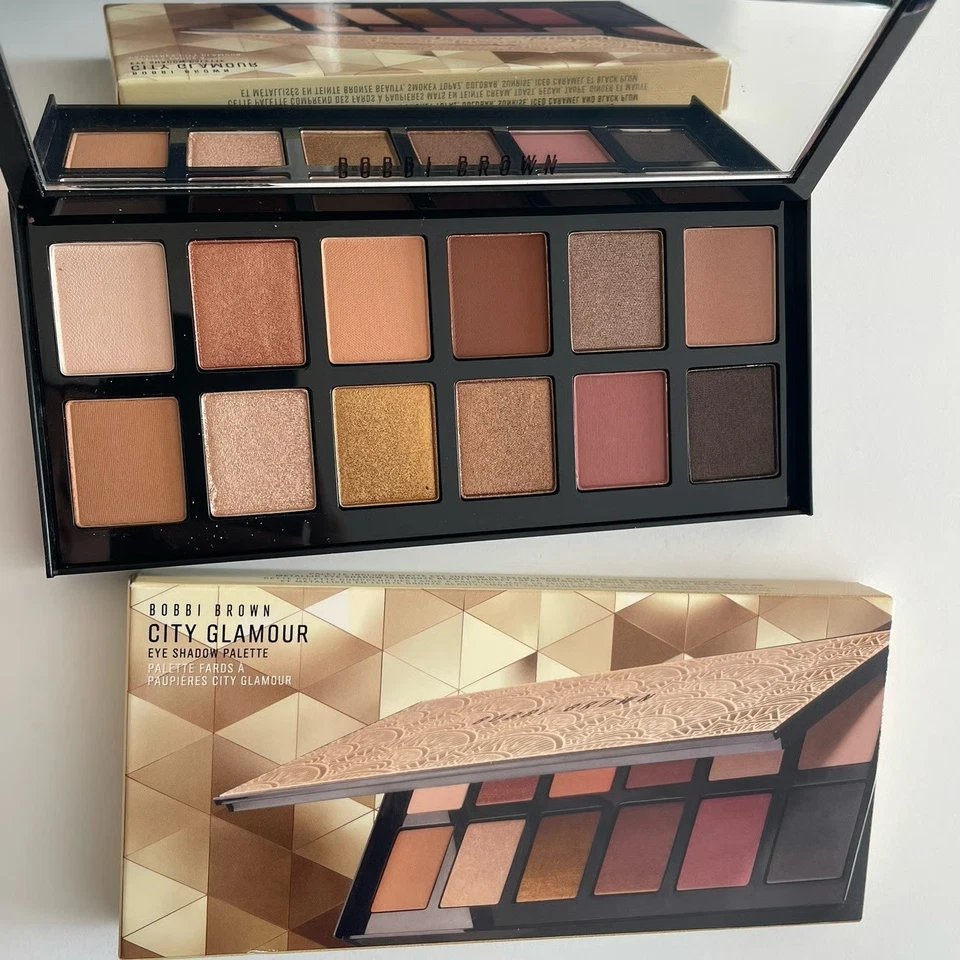 SOMBRA DE OJOS BOBBI BROWN CITY GLAMOUR 12 COLORES PALETA METÁLICA MATE NUEVA EN CAJA $190 Foto 1 de 1