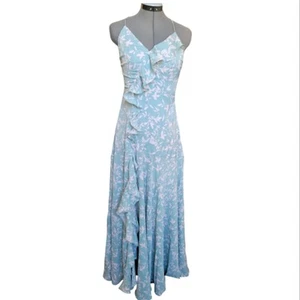 NWT Ruffle Wrap Front Dress with Floral Print Size Small - Picture 1 of 10