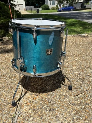 Tama Superstar Classic напольный барабан Tom 14 X 12 дюймов выцветший бирюзовый I - Изображение 1 из 4