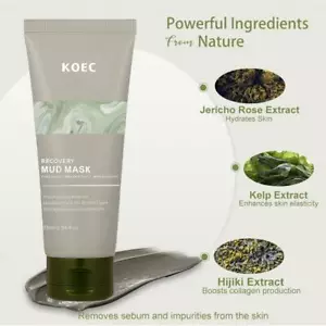 Relief Mud Mask - Deep Cleansing & Hydrating Recovery Mud Clay Face Mask G5L3 - Picture 1 of 9