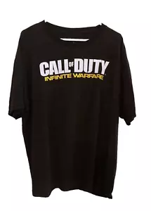 Call Of Duty Shirt Mens XL Infinite Warfare Short Sleeve Crew Neck Cotton Black - Picture 1 of 6