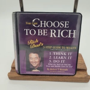You Can Choose To Be Rich Robert Kiyosaki  Rich Dad Dads Audiobook 12x Disc Set - Picture 1 of 3
