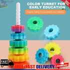 Early Education Toys Eco-Friendly Blocks Stack Ring Smooth for Kids Holiday Toys