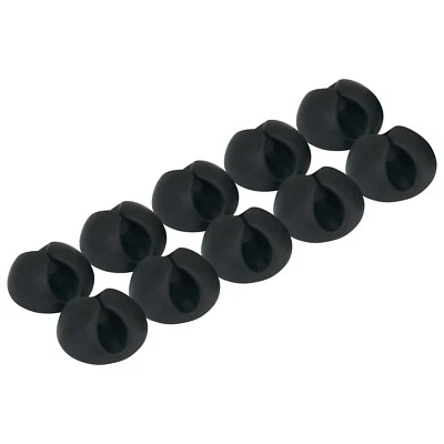 10 Cable Clip Grip Desk Wall Organizer Desktop Wire Cord Type Usb Charger Holder - Image 1 of 4