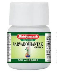 100% Ayurveda Baidyanath Sarvdosantak Gutika 25 Tabletten Allergien - Bild 1 von 3