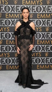 Jason Wu Collection New Ruffle-Embellished Lace Gown, silk lined $3795, sz 6 US - Picture 1 of 18