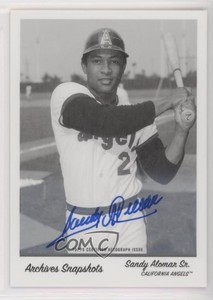 2016 Topps Archives Snapshots Black & White /10 Sandy Alomar #AS-SA Auto