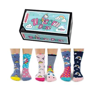 United Odd Socks Unicorn Daze Socks Box - Picture 1 of 5
