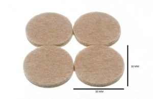Streifen Von 4 Rund Filzgleiter Selbstklebend 32mm Durchmesser 4mm Dick 6 - Bild 1 von 1