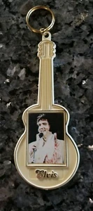De colección ELVIS PRESLEY ~ LLAVERO EN FORMA DE GUITARRA CON FOTO ~ 6 PULGADAS. - Imagen 1 de 1