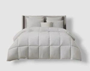 Martha Stewart White Tencel Down Alternative King Size Comforter| 106 x 90." - Picture 1 of 5