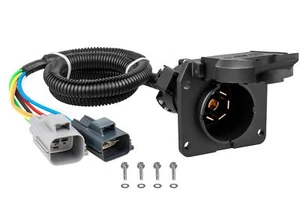 Trailer Wiring 7-Way Blade Fits 2020–2024 Ford F250–F650 w/ Tow Package - Picture 1 of 7
