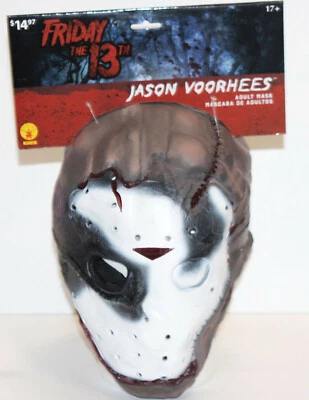 NWT - Jason Voorhees Mask Friday the 13th Adult Horror Classic Halloween Costume - Image 1 of 4