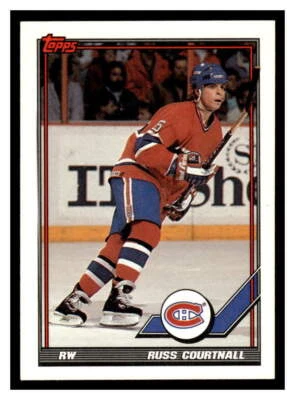 1991 Topps #119 Russ Courtnall - Montreal Canadiens - Image 1 of 2
