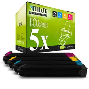 5x Toner für Sharp MX-C400 MX-C310 MX-B400P, MXC-38 GT MXC38GT Set CMYK - Bild 1 von 5