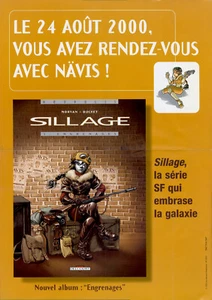 BUCHET SILLAGE T.3 AFFICHE PROMOTIONNELLE DELCOURT 2000 - Bild 1 von 1