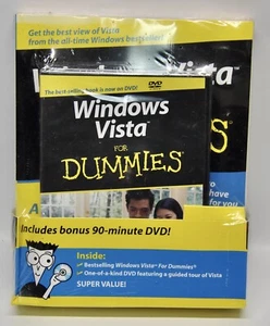 Windows Vista by Andy Rathbone (2007, Trade Paperback) & DVD - Imagen 1 de 2