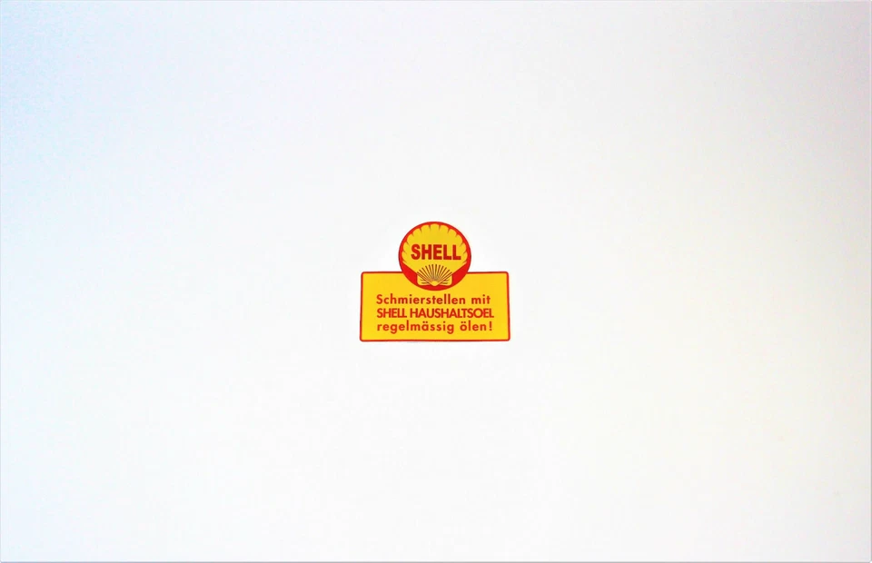 SHELL-Abziehbild (decal) für FERBEDO "Mercedes 190 SL" Tretauto (pedal car) - Bild 1 von 1