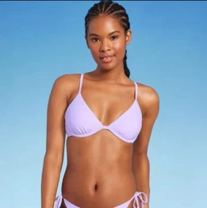 Women's Underwire Bikini Top - Wild Fable Size L 12-14 Purple - Picture 1 of 2
