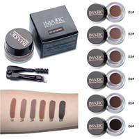 Pro made Brow Waterproof Eyebrow Liner Eyes Cosmetic Lasting Eyebrow Gel RS#24