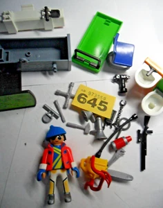 Playmobil Inodoro Prisión Hombre Ártico Herramientas Motosierra Figuras Piezas Lote Y645 - Imagen 1 de 4