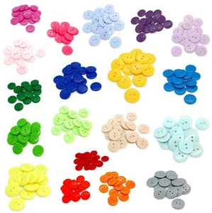 20 x 2-Loch-Knöpfe 20mm in verschiedenen Farben - Bild 1 von 44