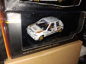 1x IXO RAC179 PEUGEOT 106 Xsi Bruzi-Rallye TOUR DE CORSE 1993 -1:43 RARE - Foto 1 di 3