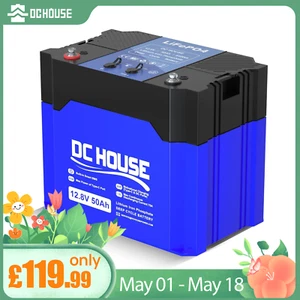 12V 50Ah Portable Lifepo4 Battery Lithium Battery for RV,Trolling Motor, Camping - Picture 1 of 13