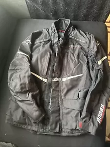Alpinestars Mens Black Long Sleeve Full-Zip Motorcycle Jacket Size XL - Picture 1 of 8