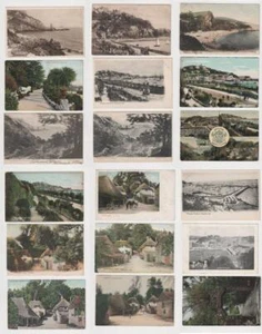 Torquay and area x 18 Postcards, General Views. Postally Unused, Used - Picture 1 of 13