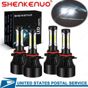 Kit de faros combinados LED 9005+H11 4 lados bombilla de haz alto bajo luz antiniebla 6000K blanco - Imagen 1 de 12